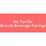 My Tips for Brunch Beverage Pairings